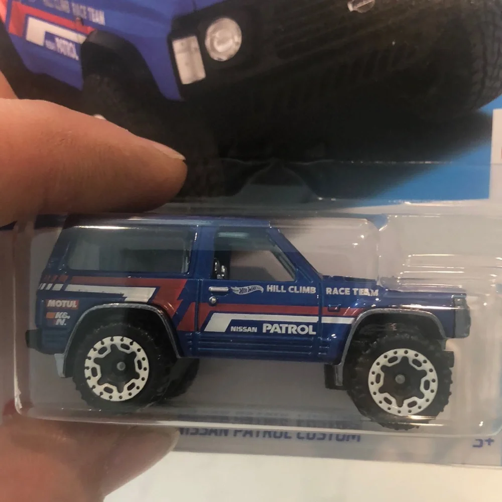 Nissan Patrol Custom Blue Toy Car